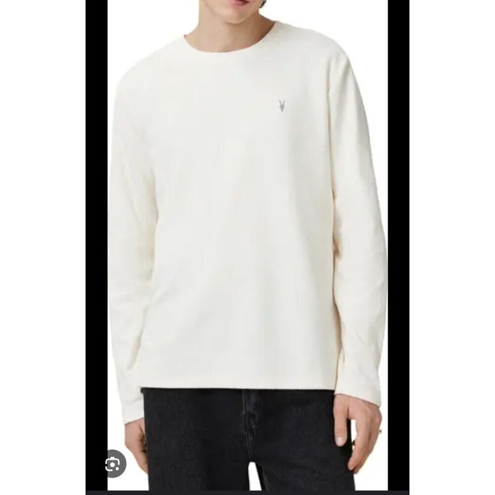 Vintage Allsaints Unisex Cotton Crewneck Y2k 90s‎ Spellout Logo Casual Fit Xs